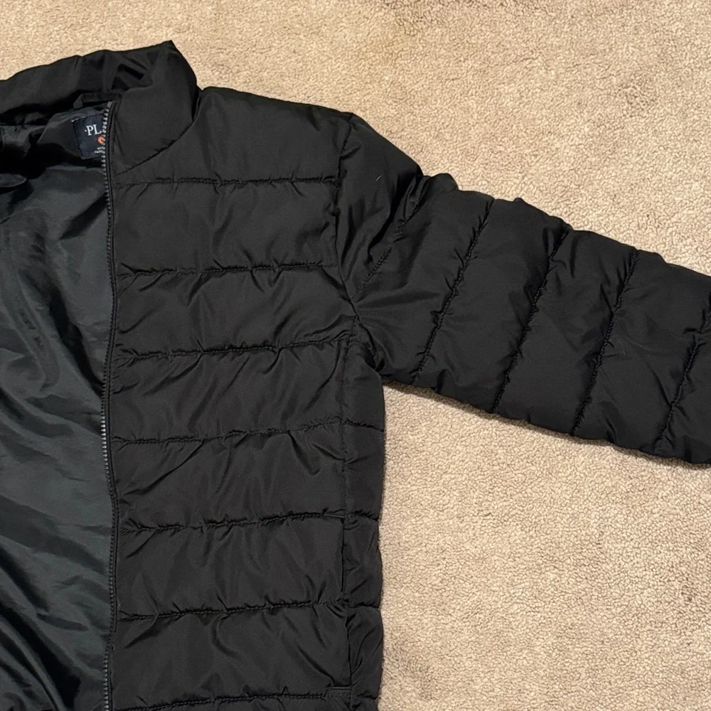 Kids Black Puffer Jacket size XL